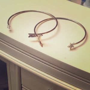 Boho moon, stars, and arrow bangles (set of 2)